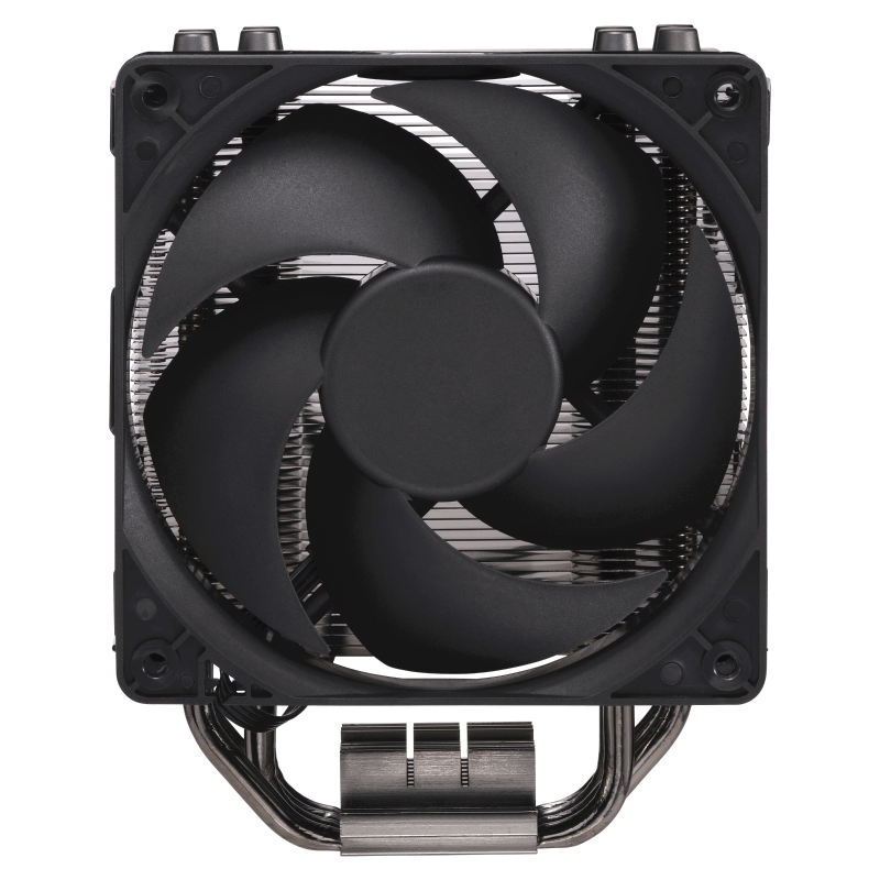 Cooler Master Hyper 212 Black Edition CPU Air Cooler - 120mm PWM Fan, 4 Heat Pipes, Intel/AMD Compatible - Perfect for Gaming PC & High Performance Builds