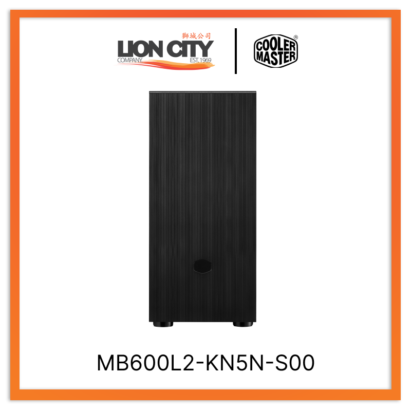 Cooler Master MB600L V2 ATX Mid Tower PC Case with ODD Bay - High Airflow Gaming Computer Case for Home & Office Builds, Perfect for Gamers & Content Creators
