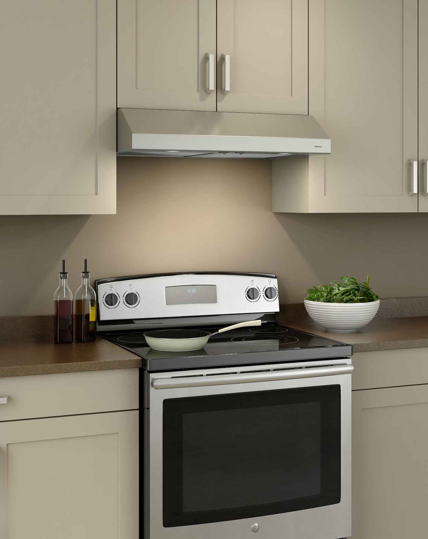 Broan 30-Inch Stainless Steel Under Cabinet Range Hood - 300 CFM Powerful Ventilation for Kitchen, BCS330SSC - Perfect for Cooking, Grilling & Smoke Removal