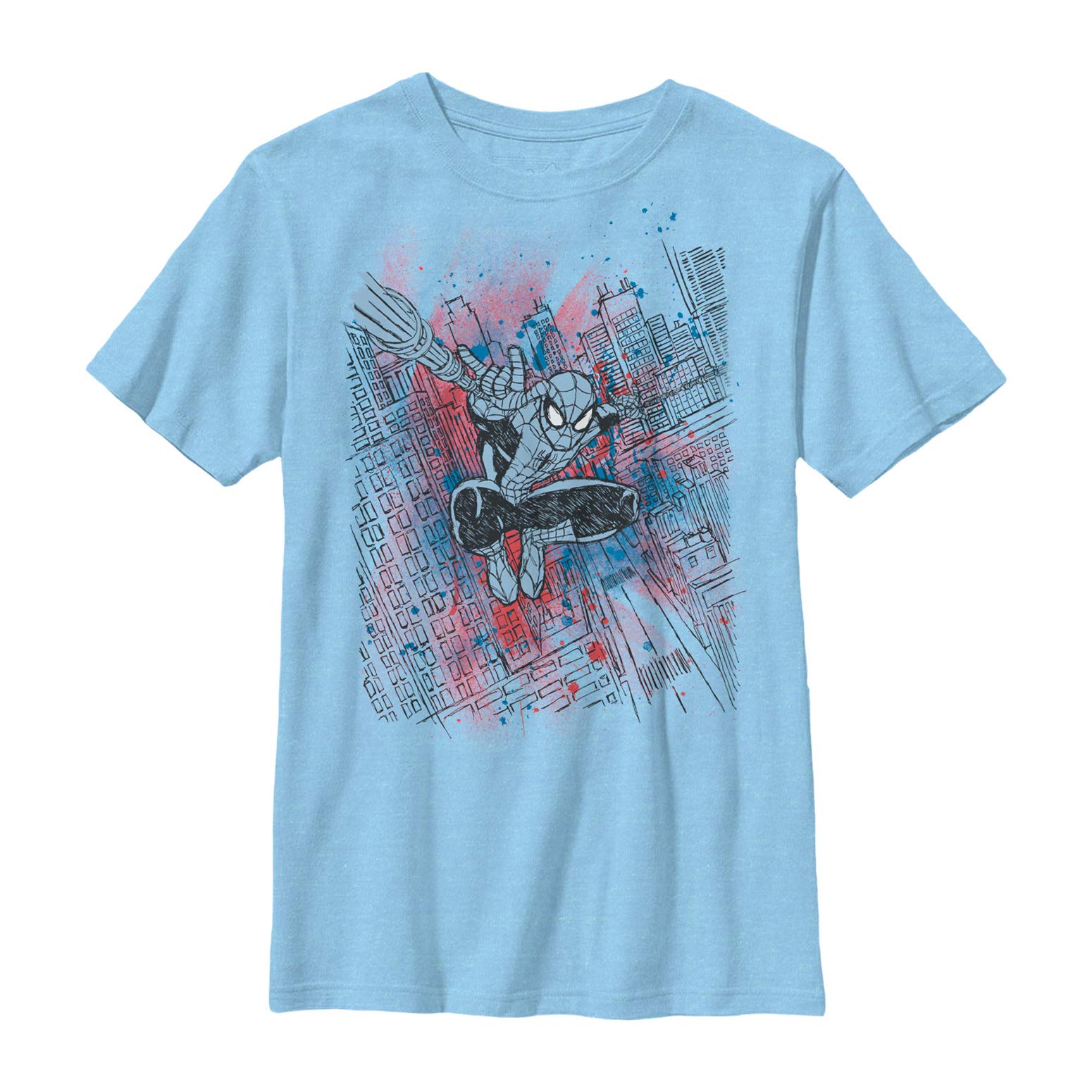 Marvel Spider-Man Boys' Graphic T-Shirt - Cool Superhero Print Tee for Kids | Perfect for Playdates, Costume Parties & Everyday Wear