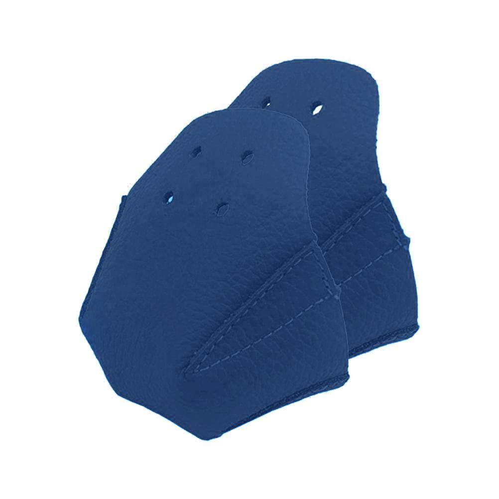 Bticx Toe Cap Guards for Roller Skates - Durable PU Leather Protectors with 4 Holes (1 Pair) | Extend Skate Lifespan | Perfect for Derby, Rink & Outdoor Skating