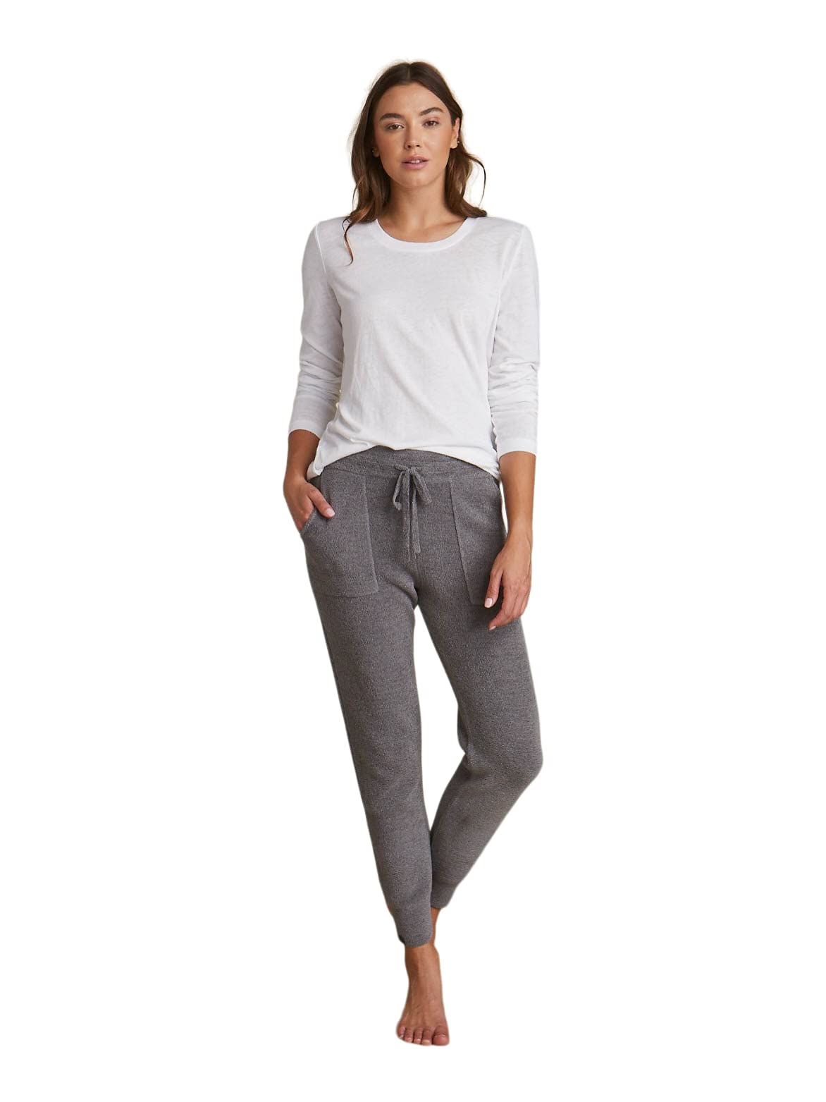 Barefoot Dreams CozyChic Ultra Lite Joggers for Women - Soft Luxury Loungewear Pants, Stretchy Gym & Yoga Workout Bottoms - Perfect for Relaxing at Home, Running Errands & Traveling