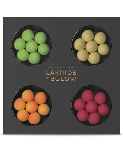 LAKRIDS BY BÜLOW - Premium Danish Chocolate Coated Gourmet Licorice Gift Box (6.2 OZ) - Perfect for Summer Gifts, Corporate Events & Luxury Treats
