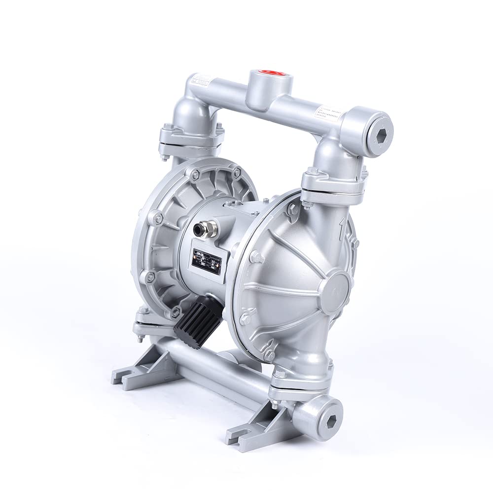 QBK-25L Aluminum Alloy Air Operated Double Diaphragm Pump - 1-Inch Inlet/Outlet for Waste Oil Transfer - Ideal for Industrial, Automotive & Chemical Applications