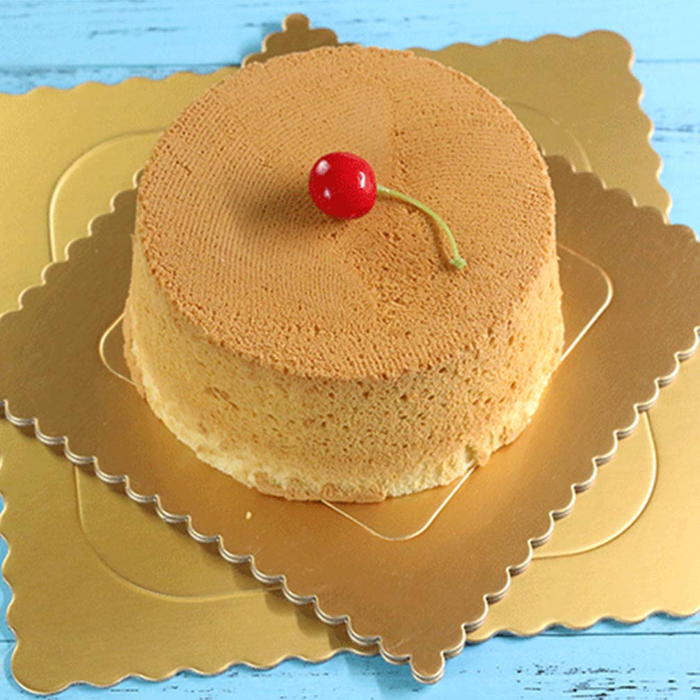 Hemoton 10-Pack Round Cake Boards - 10 Inch Sturdy Cake Drums, Square Cake Pads & Display Boards for Professional Baking, DIY Desserts, Wedding Cakes & Party Treats - Perfect for Cake Decorating, Display & Transport