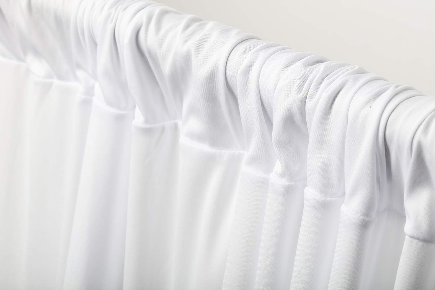 White Backdrop Curtain for Parties, Weddings, Baby Showers, Birthdays & Anniversaries - 2 Panels 5x10ft Photography Video Decor - Perfect for Events, Studios & Home Decor