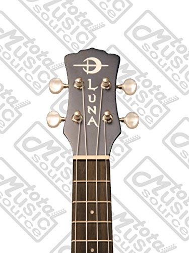 Premium Luna Great Wave Concert Ukulele with Gig Bag & Polishing Cloth - 23