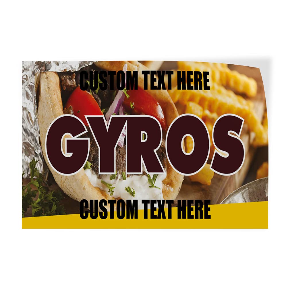 Custom Vinyl Decal Stickers - Multiple Sizes (24x18 Inches) for Outdoor Advertising, Industrial Safety Signs & Restaurant Labels | Personalized Text Options | Durable for Indoor & Outdoor Use