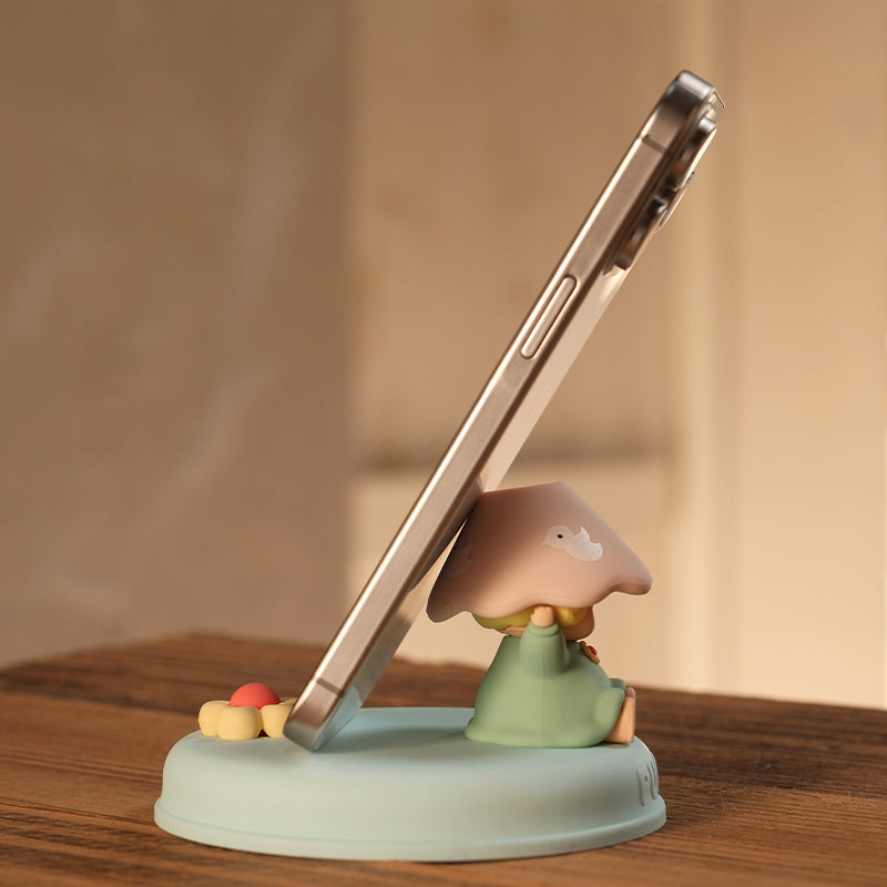 POP MART Pucky Home Time Series Phone Stand Holder - Cute Desk Organizer for iPhone, Samsung & Smartphones - Perfect for Office, Bedroom & Dorm Decor