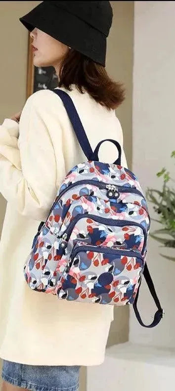 Stylish Waterproof Women's College Backpack for School, Travel & Outdoor Adventures - Lightweight Laptop Bag with USB Charging Port