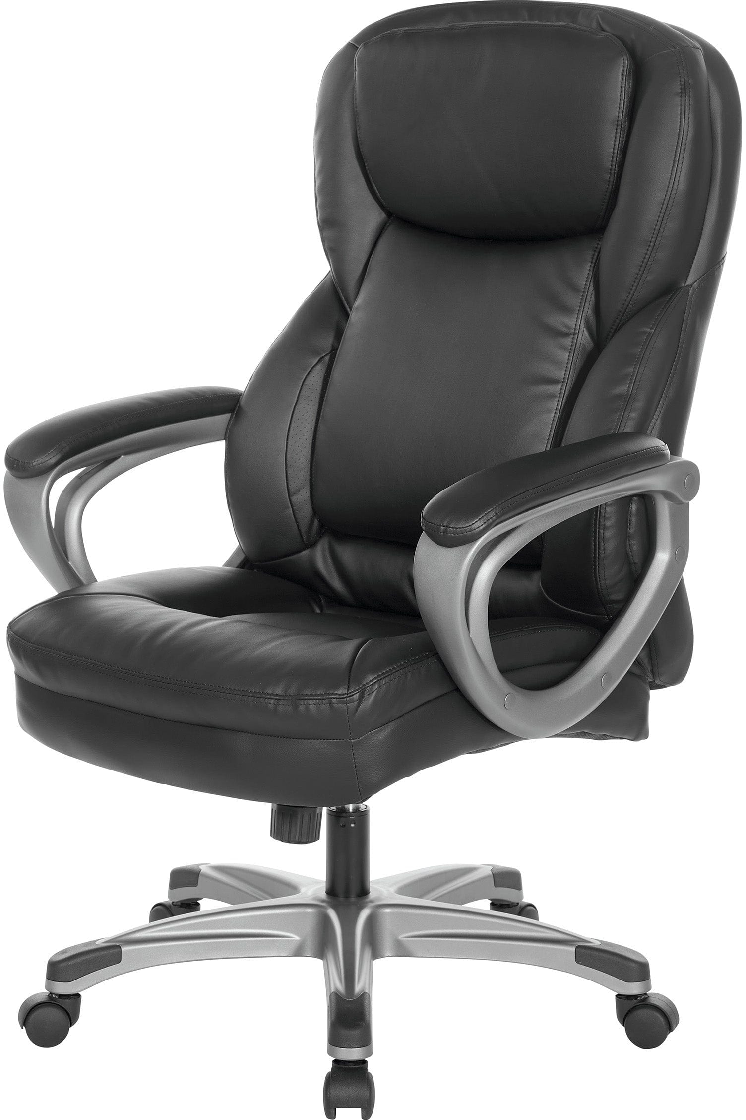 Office Star Executive Bonded Leather Office Chair [ECH6770] - Ergonomic Desk Chair for Home & Office, Adjustable Height & Swivel, Comfortable Work Chair for Long Hours