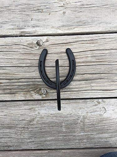 Heavy Duty Horseshoe Hooks for Wall - Rustic Iron Hanging Hooks for Coats, Hats, Keys & Home Decor - Perfect for Farmhouse, Barn, and Western Style Decor