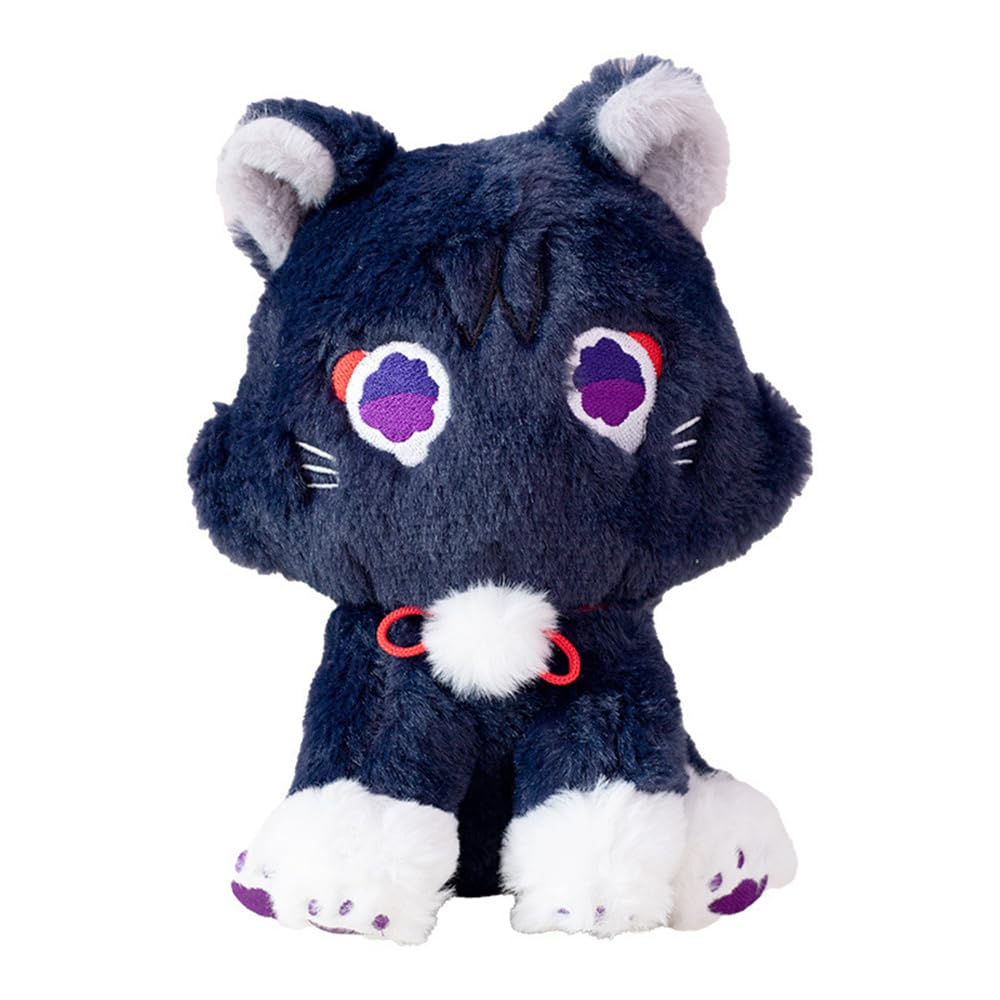 20cm Anime Cat Plush Scaramouche Stuffed Animal - Cute Soft Kawaii Plushie Toy, Perfect Gift for Kids, Christmas Present, Birthday Surprise | Great for Bedroom Decor, Cuddling & Anime Collections