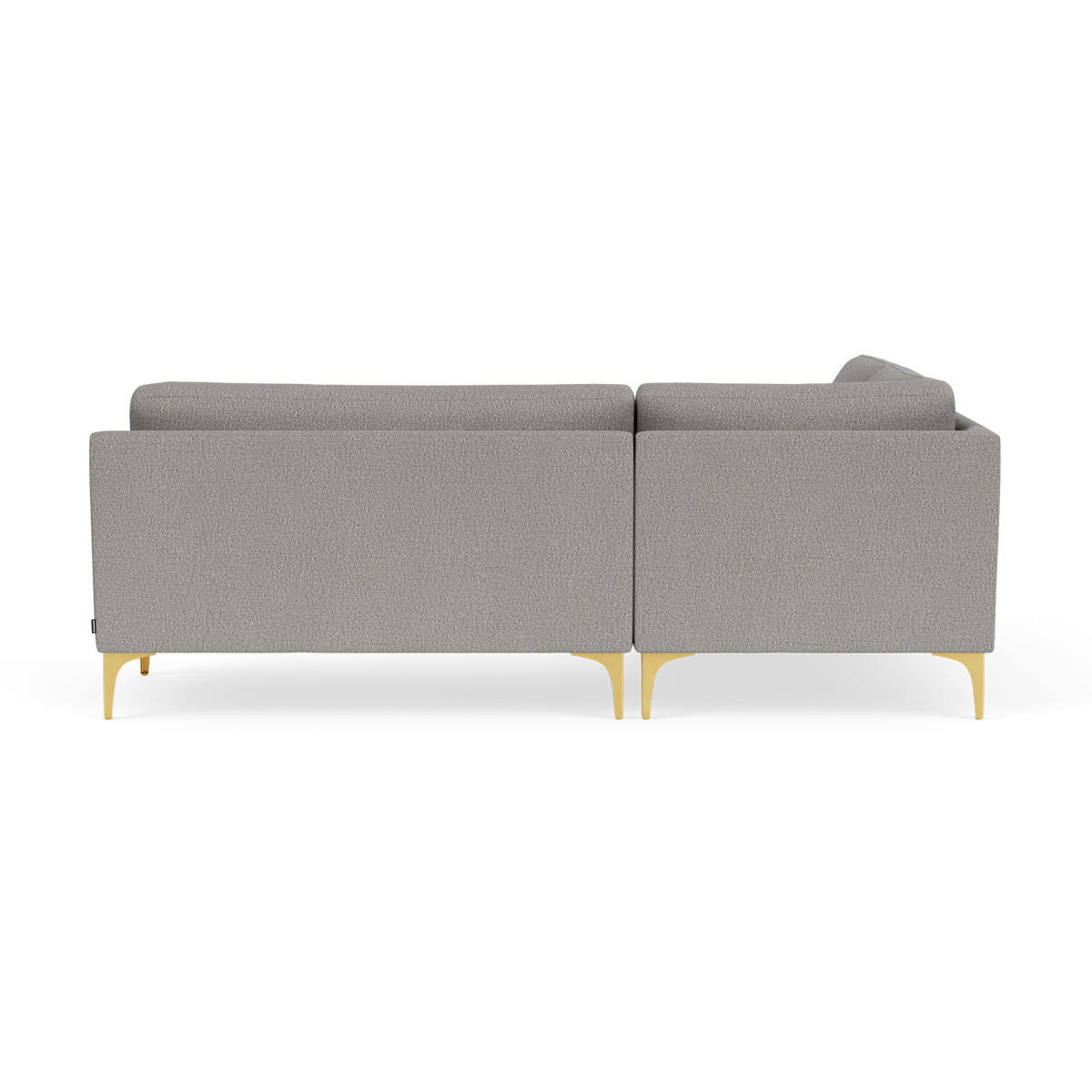 Astha Boucle Left Corner Sofa - Modern L-Shaped Sectional Couch for Living Room, Lounge & Office - Soft Fabric Upholstery, Comfortable Seating for Home Decor