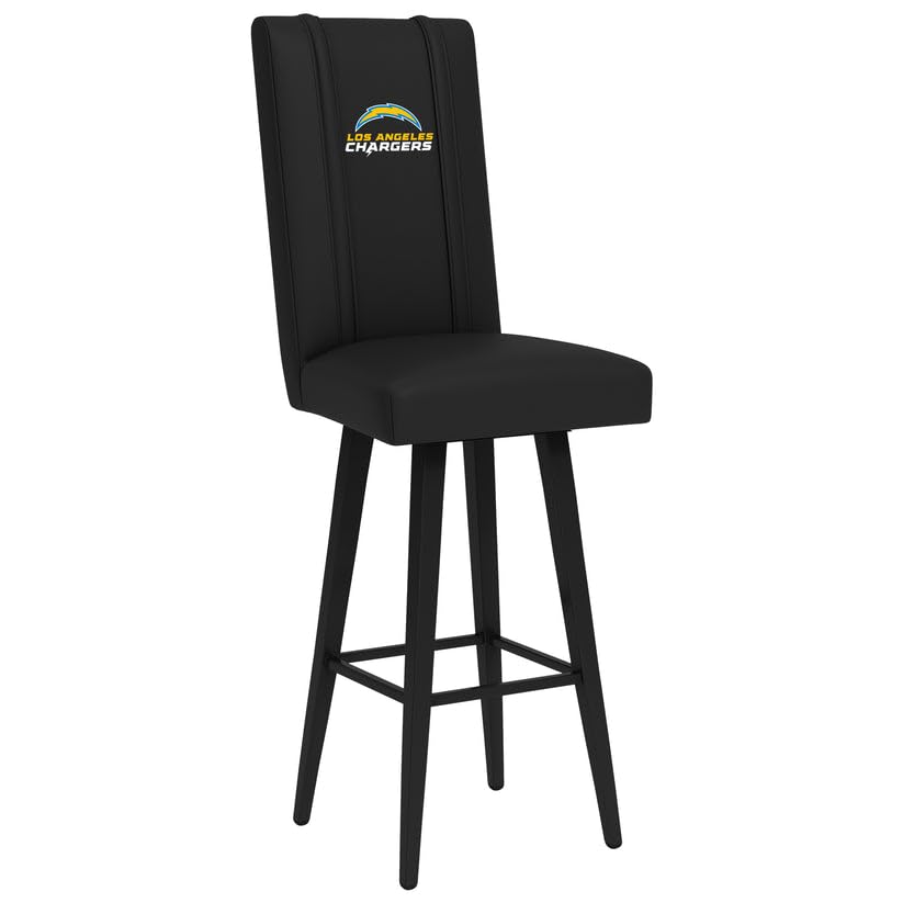 Swivel Bar Stool with Chargers Logo - Perfect for Game Nights