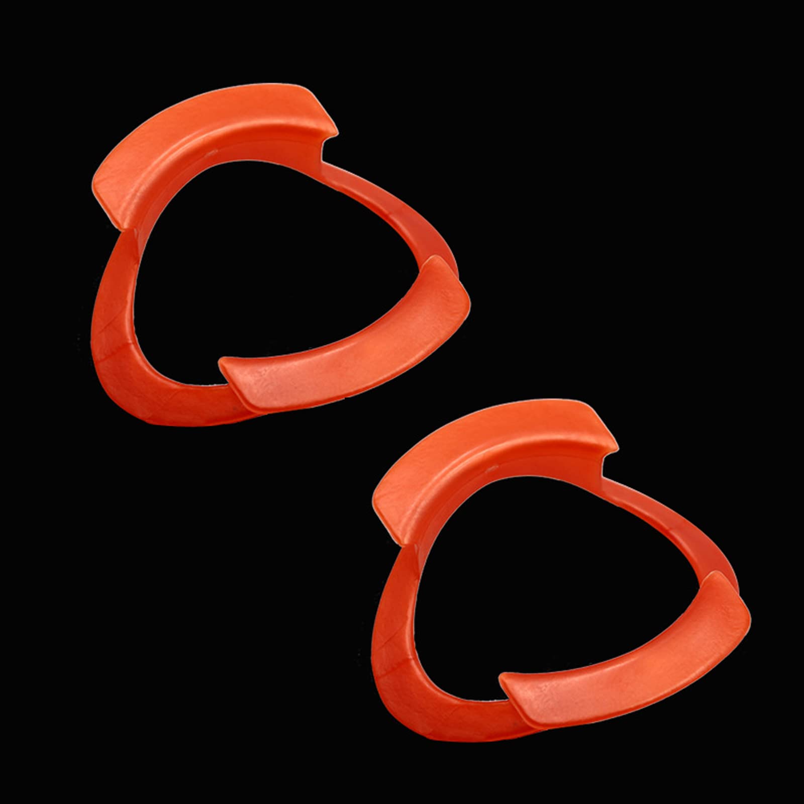 Dental O-Shape Cheek Expander & Mouth Opener - Intraoral Lip Retractor for Teeth Whitening - 10-Piece Set (Red) - Perfect for Dentists, Orthodontists & At-Home Dental Care
