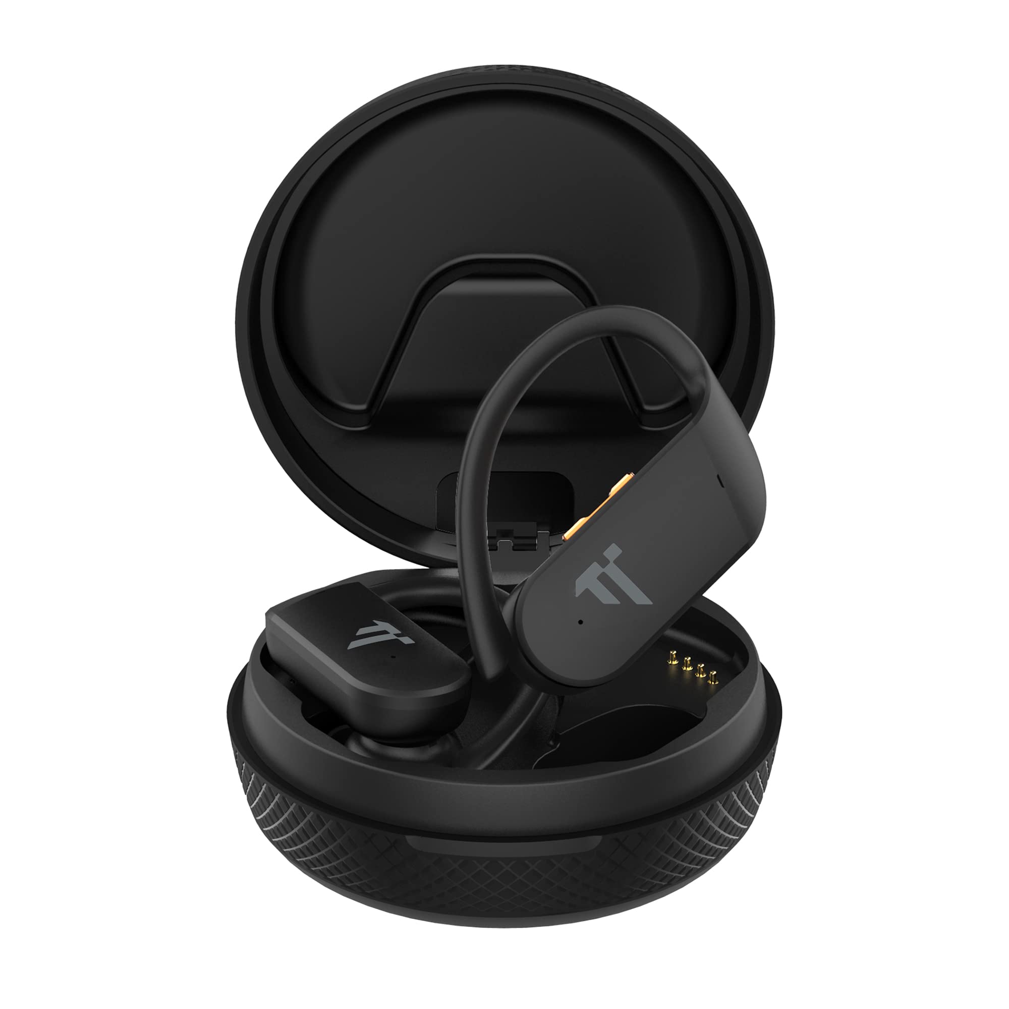 Dóttir True Wireless Sports Earbuds with Active Noise Cancelling - Bluetooth 5.2 Headphones, 72H Playtime, Secure Earhook Design, IPX7 Waterproof, In-Ear Detection - Perfect for Running, Gym Workouts & Outdoor Activities (Ash Gray)