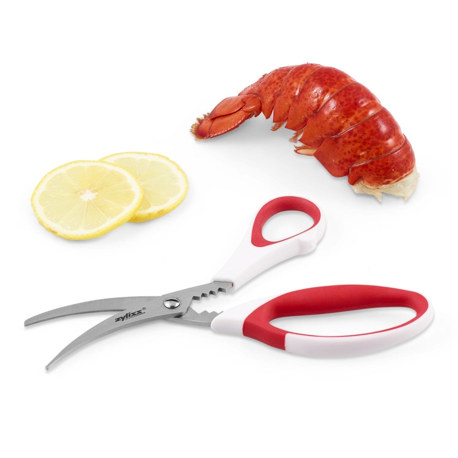 Zyliss Premium Seafood Scissors - Heavy Duty Kitchen Shears for Crab, Lobster & Shellfish - Ergonomic Non-Slip Grip - Dishwasher Safe - Perfect for Seafood Lovers & Home Chefs