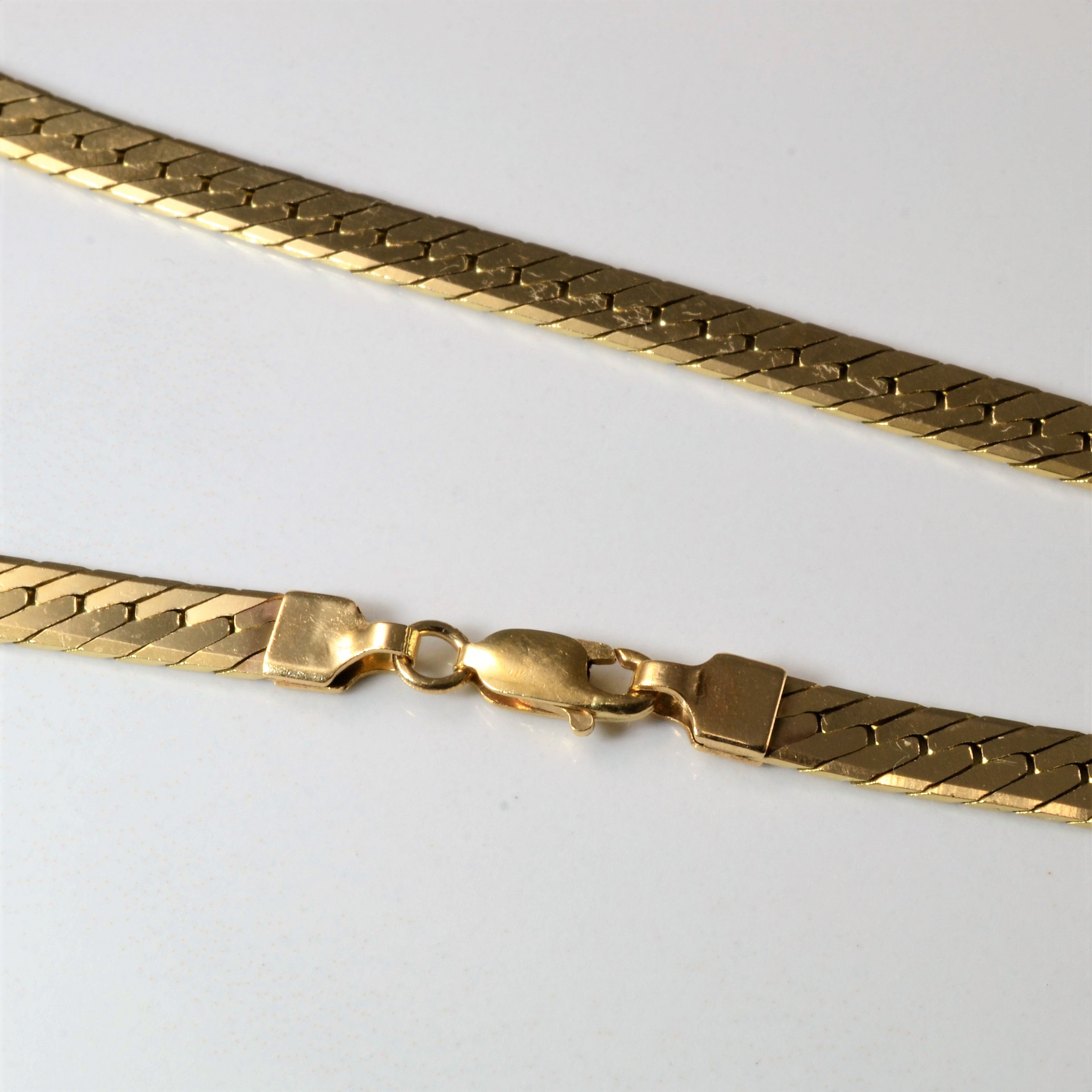 10K Yellow Gold S-Link Chain Necklace 21 Inches - Elegant & Durable Jewelry for Women, Perfect for Everyday Wear, Gifts & Special Occasions
