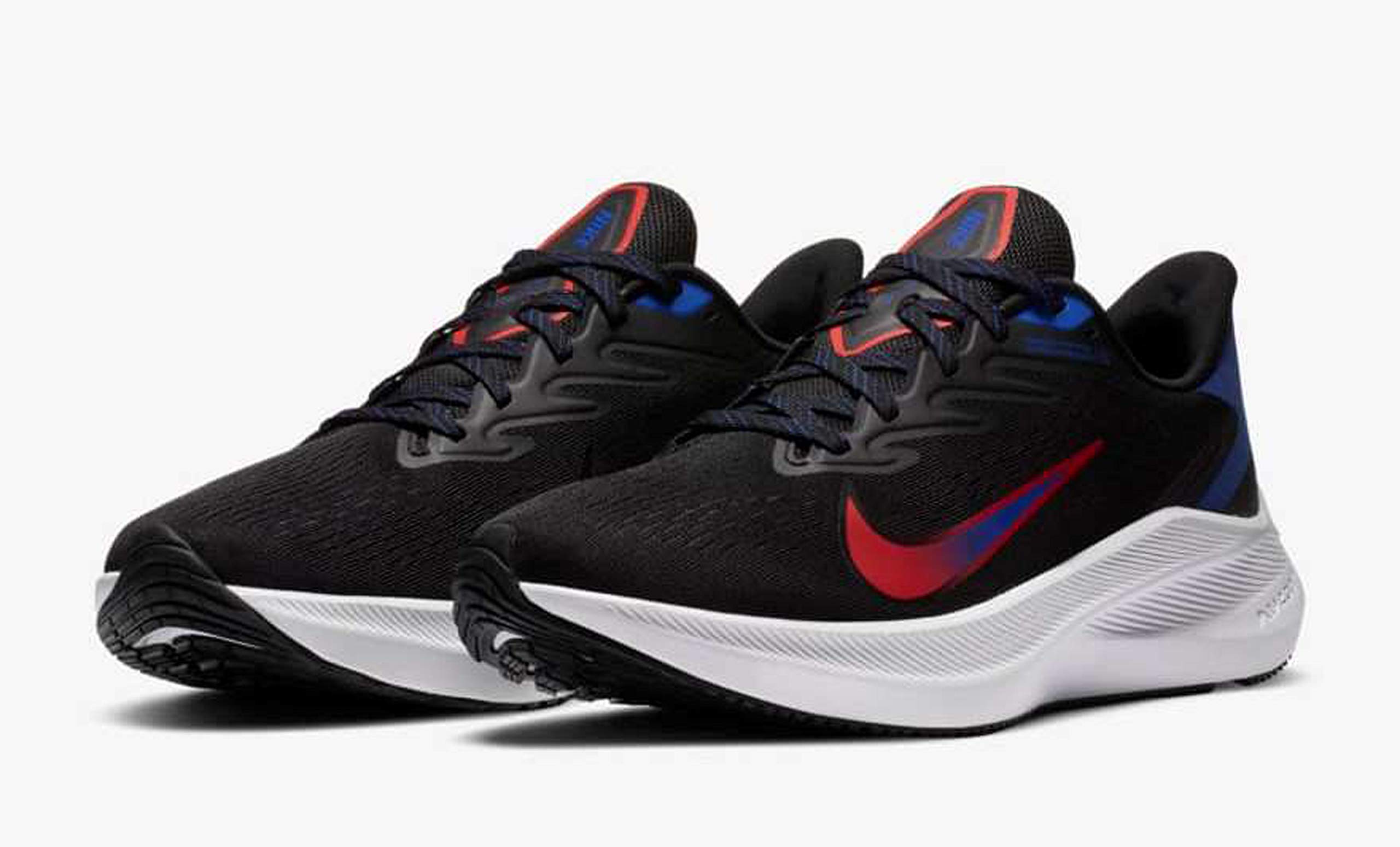 Nike Men's Zoom Winflo 7 Running Shoes - Lightweight Cushioned Sneakers for Jogging, Training & Gym Workouts