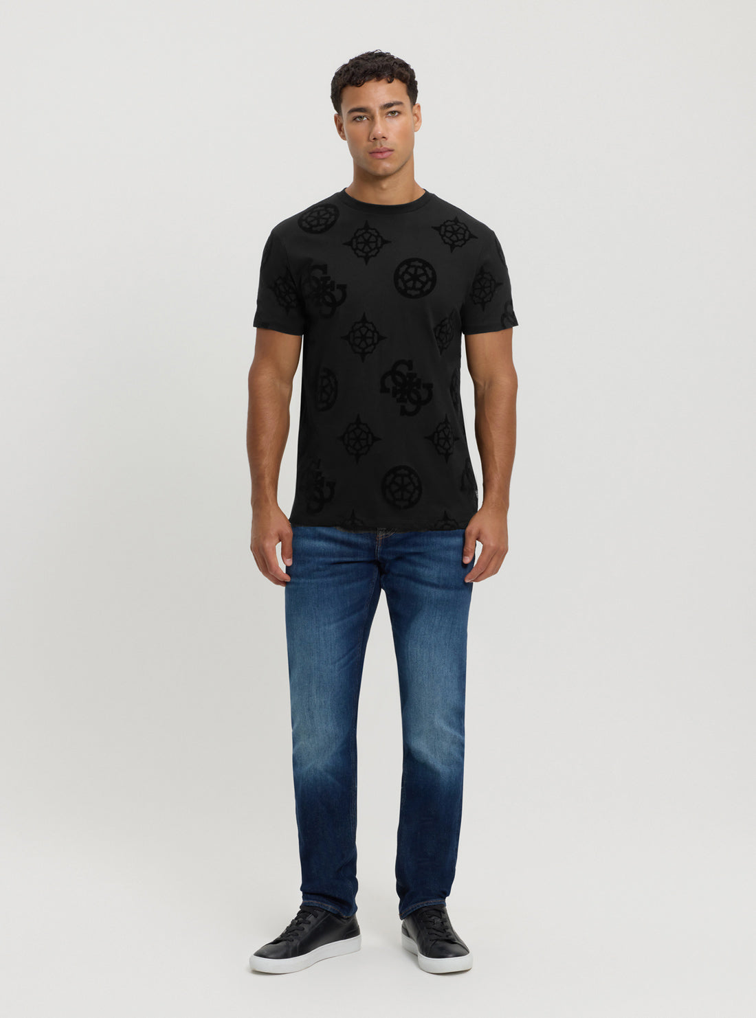 Black Peony Print T-Shirt for Women - Floral Graphic Tee - Casual Summer Fashion Top - Perfect for Outings, Dates, and Everyday Wear