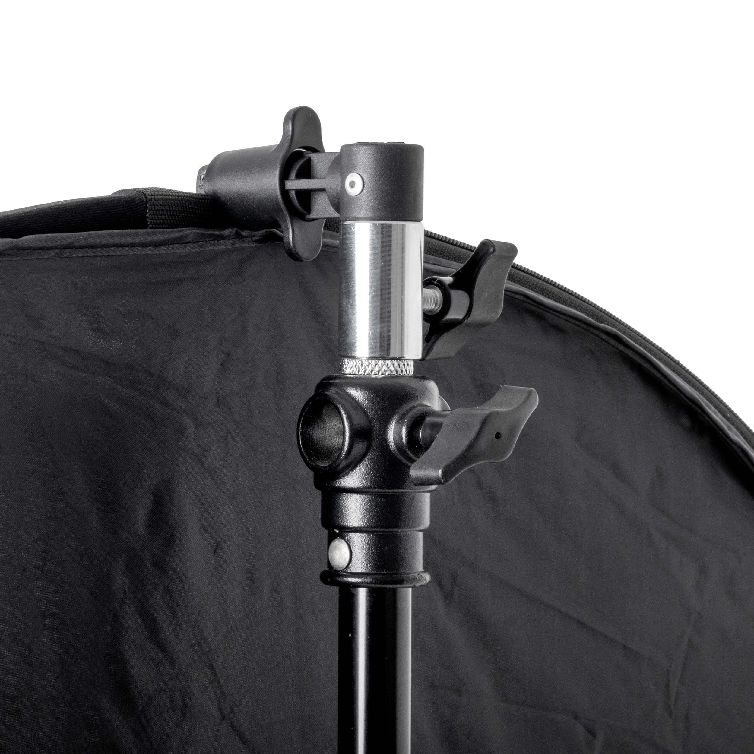 Professional Photography Reflector & Background Clamp Kit - Perfect for Studio, Portrait, and Product Photography - Durable Light Reflector Stand with Adjustable Clamps for Backdrops