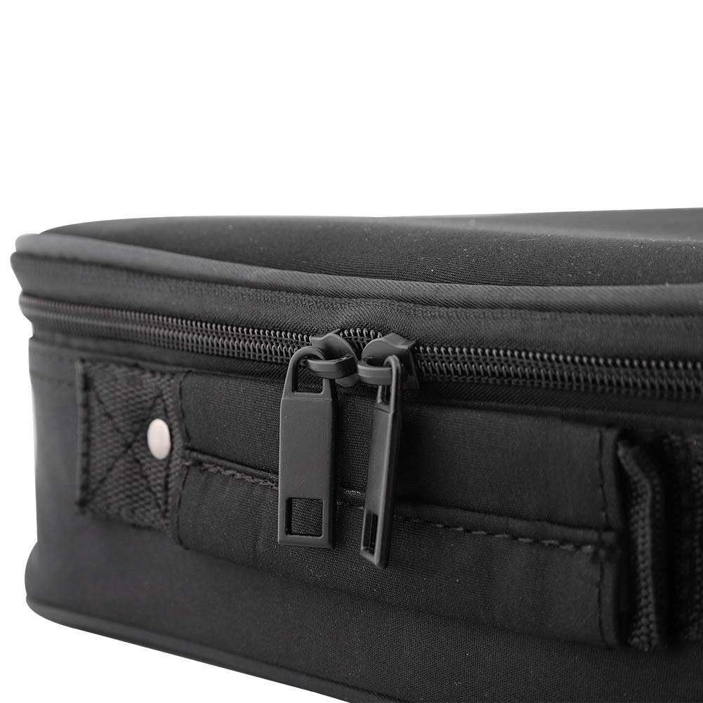 Professional Hairdresser Travel Case - PU Leather Scissors Bag for Salon & Mobile Beauty