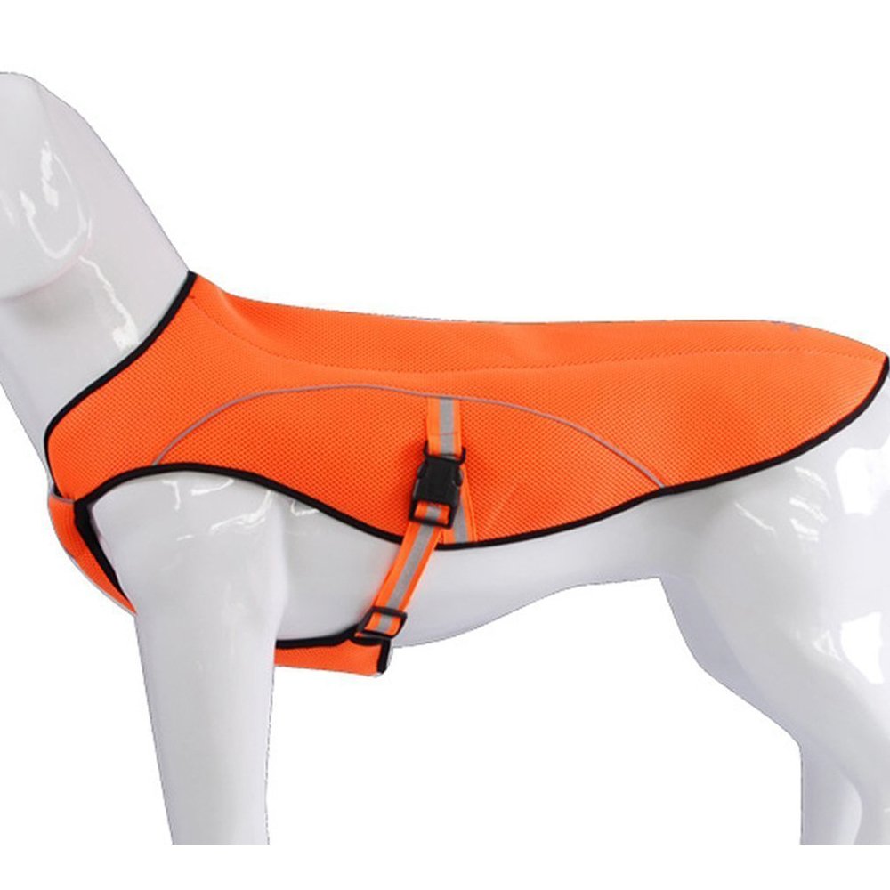 Adjustable Dog Cooling Vest - Reflective Hunting & Safety Jacket for Summer, Swamp Cooler Vest for Large Dogs - Perfect for Outdoor Adventures, Hiking & Hot Weather Protection