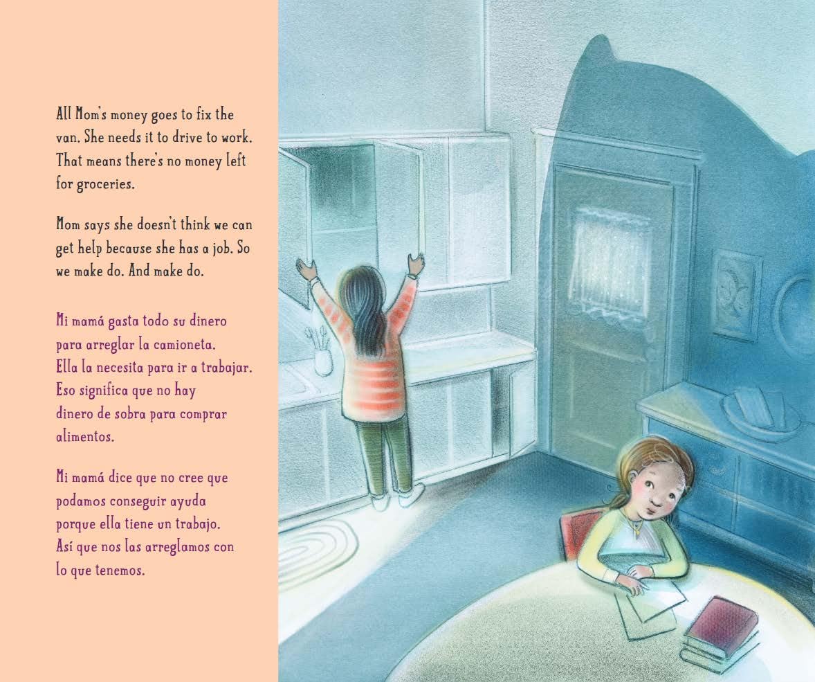 Lulu and the Hunger Monster / Lulú y el Monstruo del Hambre - Bilingual Children's Book About Food Insecurity (Spanish-English Edition) | Teaching Kids About Social Justice & Hunger Awareness