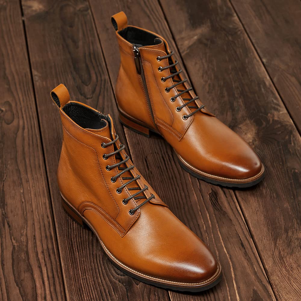 **Dockorio Men's Chukka Dress Boots - Stylish Oxford Boots for Casual & Formal Wear - Perfect for Office, Weddings & Night Out**