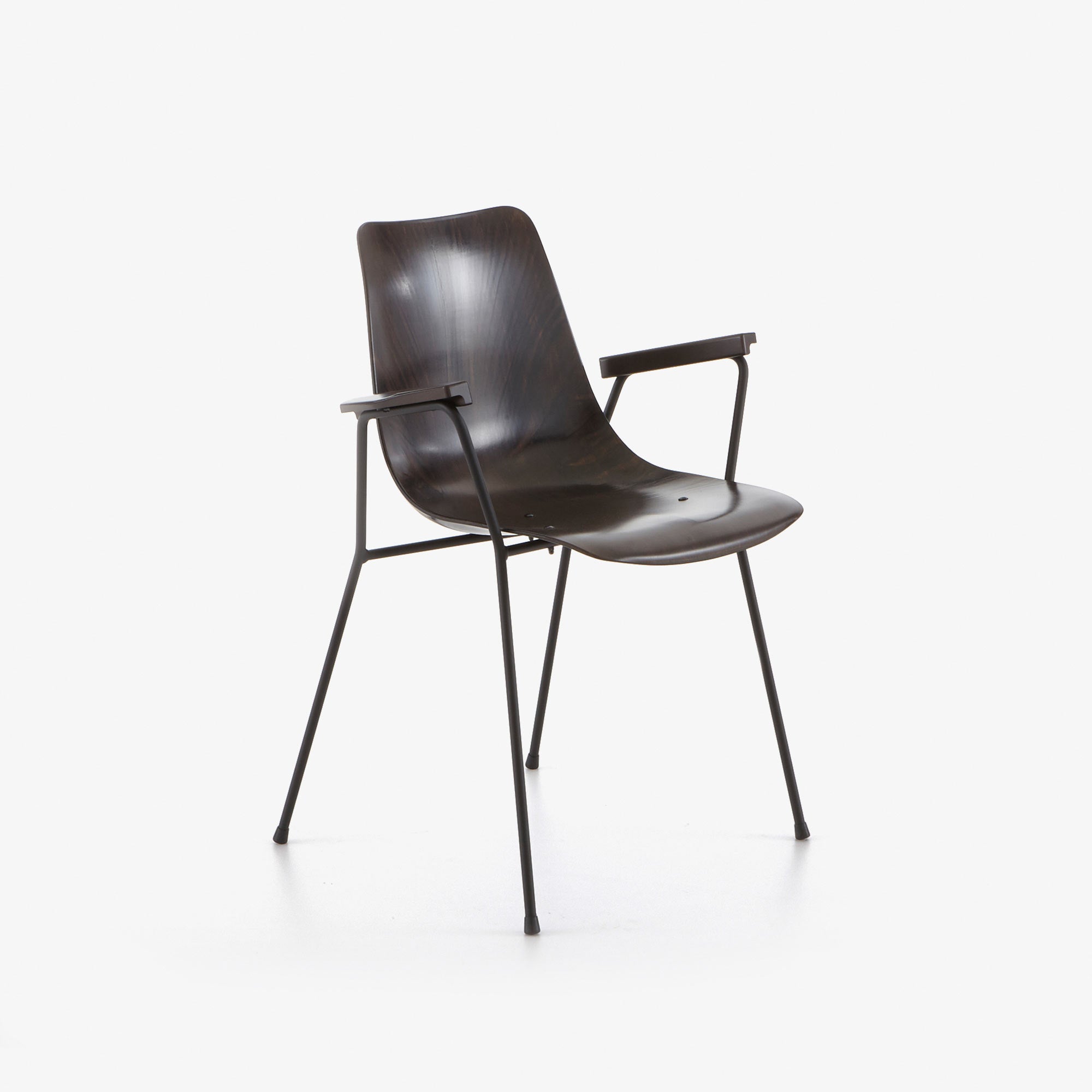 Cm 131 Carver Chair - Solid Wood Dining Chair with Upholstered Seat - Comfortable & Stylish for Home, Restaurant, and Office Use