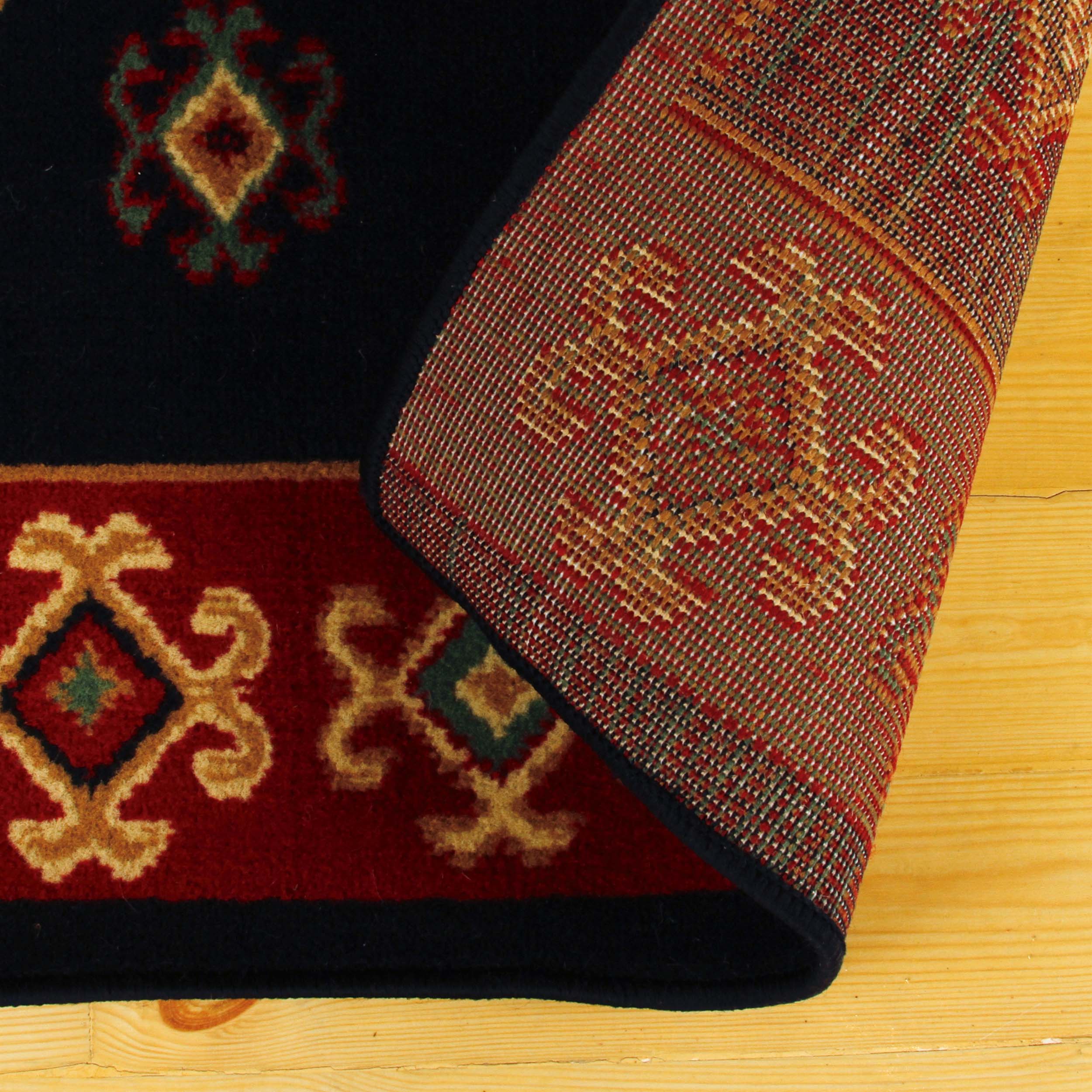 Southwestern Medallion Ultra Soft Indoor Area Rug or Runner - Non-Slip, Washable & Durable - Perfect for Living Room, Bedroom & Entryway Decor