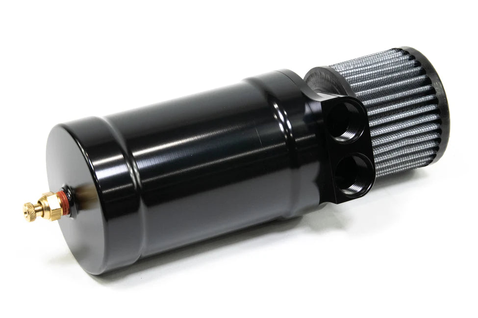 Motion Raceworks Baffled Oil Catch Can Kit - Compatible with MRW Billet Valve Covers - Reduces Engine Oil Consumption & Improves Performance (For Racing, Off-Road & High-Performance Vehicles)