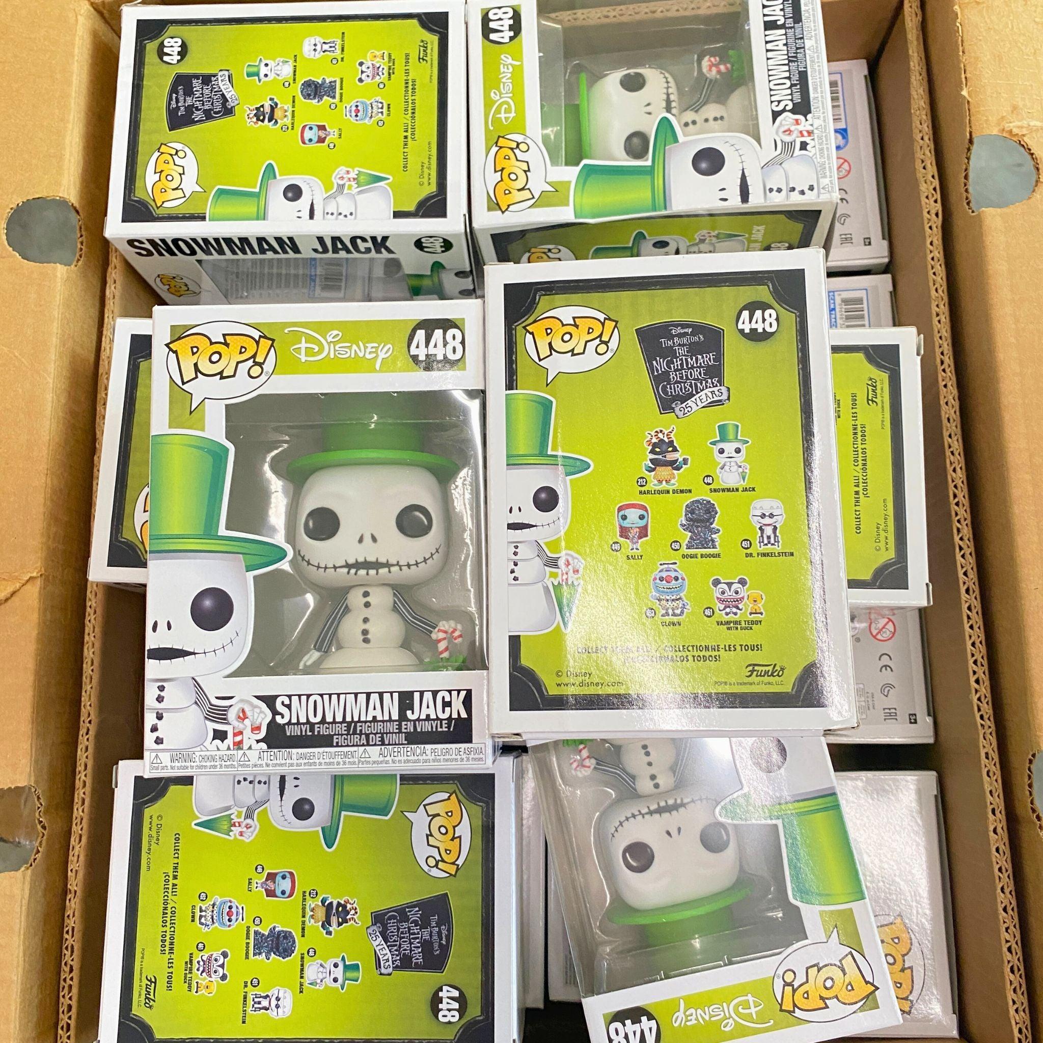 Funko Pop! Disney Snowman Jack 448 Vinyl Figure - 35 Pcs Lot - Collectible Disney Christmas Decor for Home & Office Display