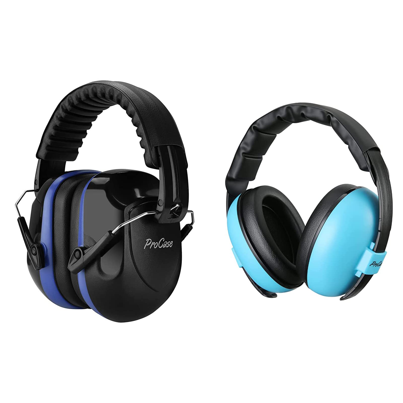 ProCase Noise Cancelling Safety Ear Muffs for Adults & Kids - Hearing Protection Headphones for Shooting, Construction, Travel & Baby Ear Protection - Comfortable Noise Reducing Earmuffs for Work, Study & Loud Events
