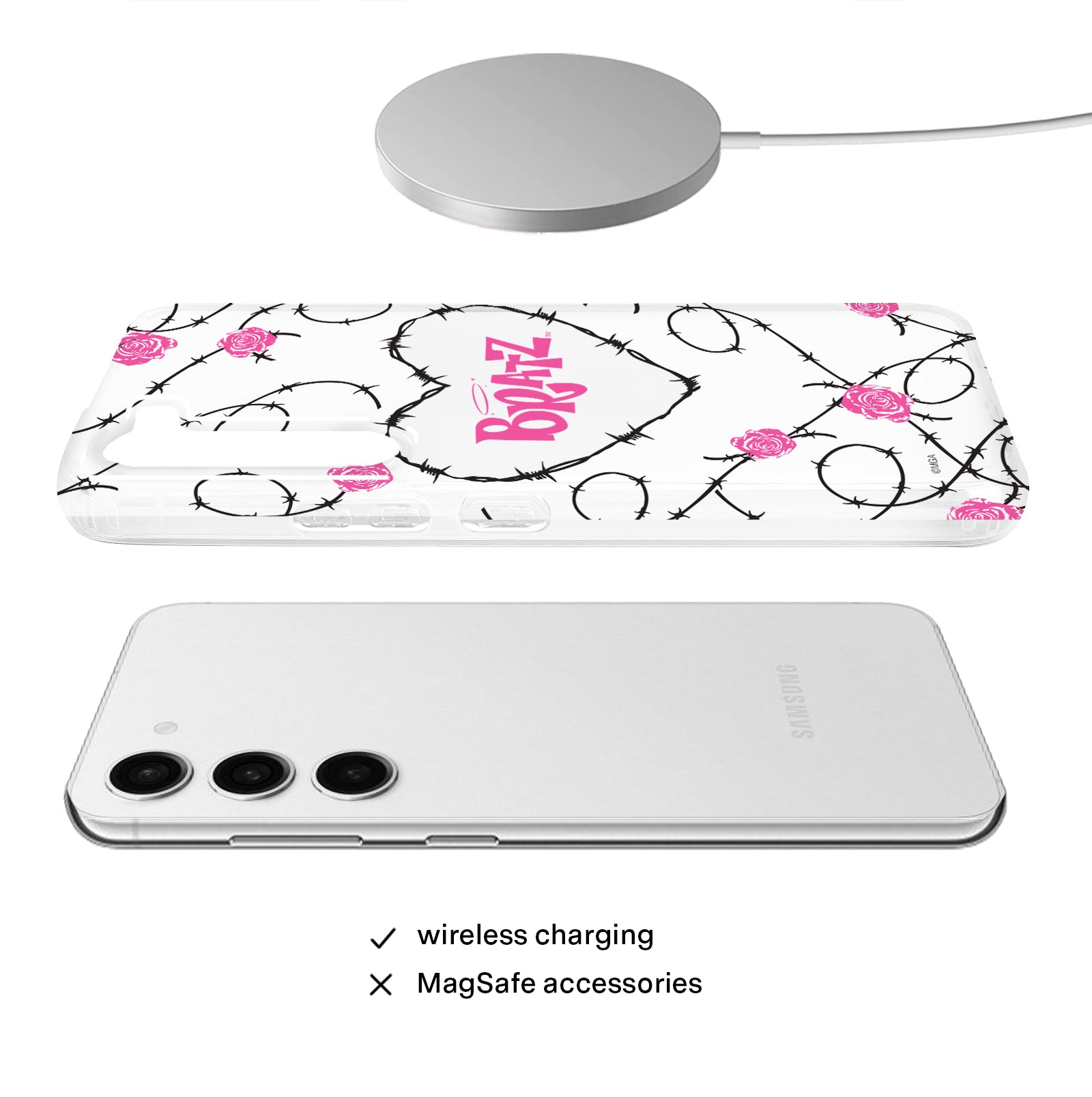 Bratz Barbwire Babe Samsung Phone Case - Trendy Protective Cover for Samsung Galaxy Series (Perfect for School, Work & Travel)