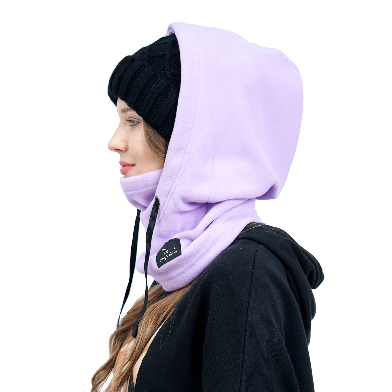 Shy Velvet Cold Weather Fleece Balaclava Ski Mask - Windproof Winter Face Cover for Men & Women - Perfect for Skiing, Snowboarding, Motorcycling & Outdoor Activities