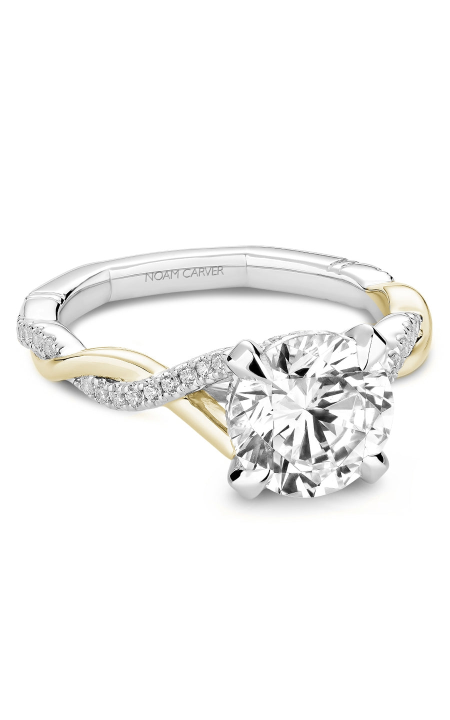 Noam Carver Atelier A046 01WYA Diamond Engagement Ring - Elegant Wedding Band for Proposals & Anniversaries