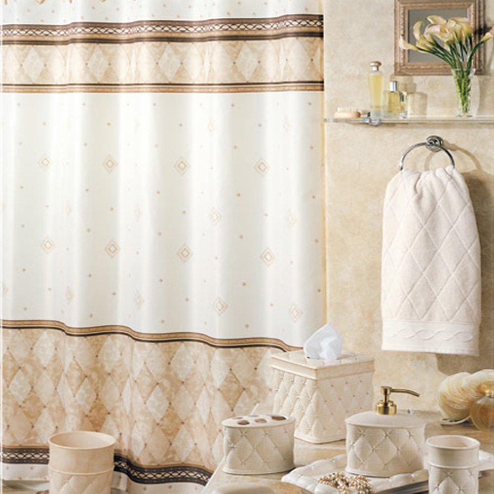 Premium Corinthia Fabric Shower Curtain - 78
