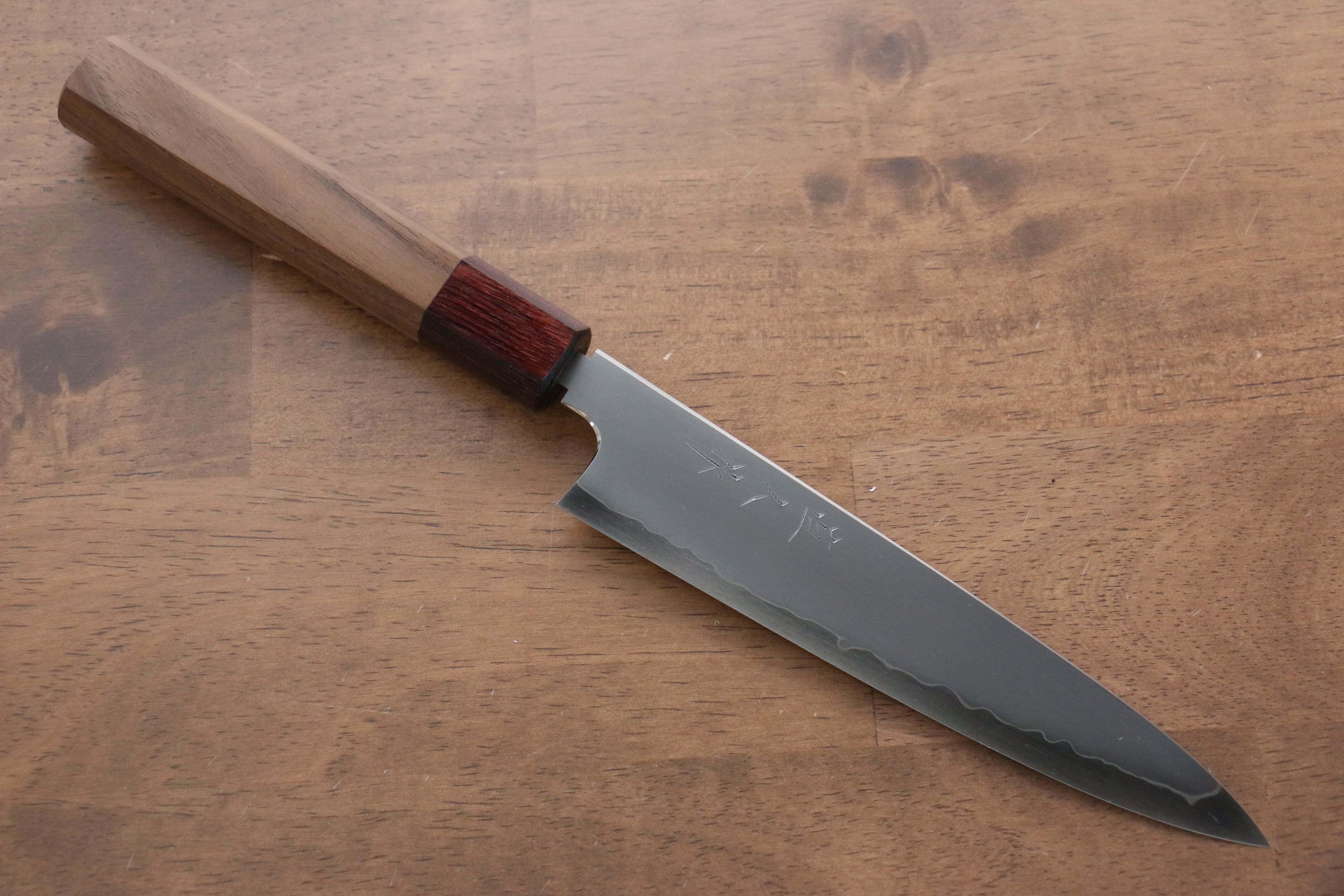 Premium SG2 Steel Petty Utility Knife 165mm with Walnut Handle - Japanese Kitchen Knife for Precision Slicing, Dicing & Garnishing - Perfect for Chefs & Home Cooks