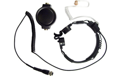 GLADIATOR Heavy Duty Throat Microphone SPM 1583 for Motorola APX/TRBO Two-Way Radios - Secure Communication for Law Enforcement, Security & Outdoor Adventures
