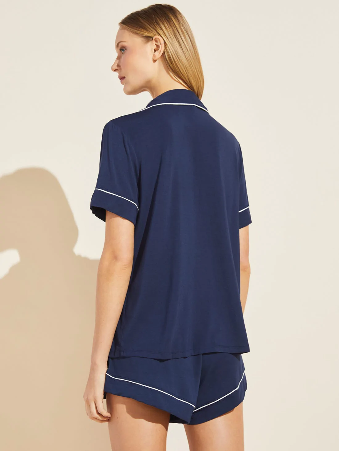 Gisele Relaxed Cotton PJ Short Set for Women - Soft Sleepwear & Lounge Shorts for Summer Nights & Relaxing at Home