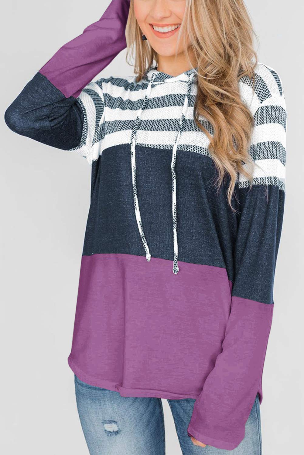 GOLDPKF Women's Sweaters & Hoodies - Cozy Long Sleeve Sweatshirts for Women | Casual Fall Winter Tops for Layering, Work & Weekend Outfits