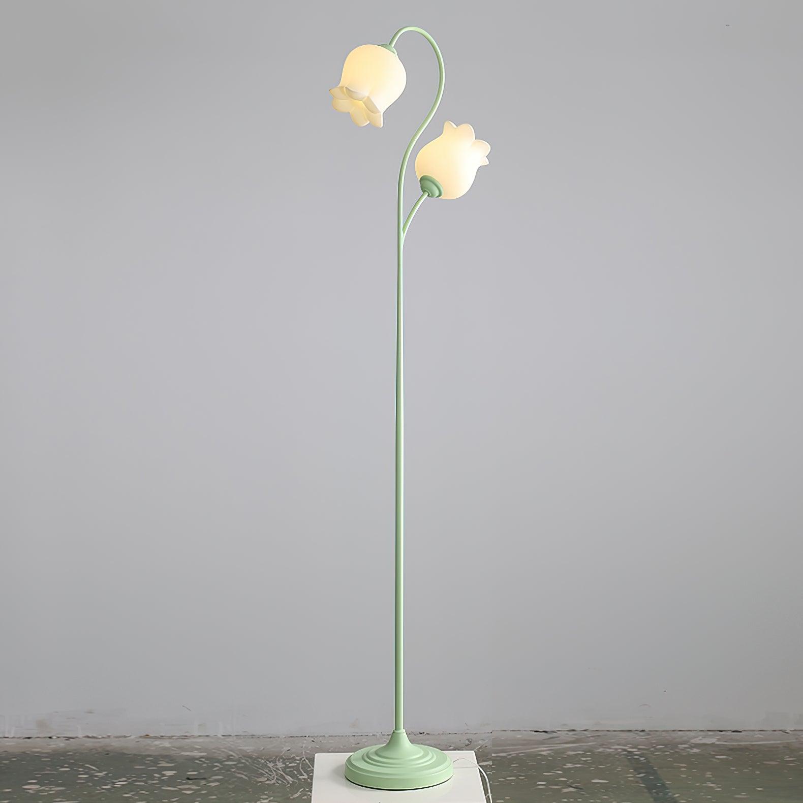 Modern Lilium Floor Lamp for Living Room - Adjustable Brightness LED Standing Light with Remote Control, Perfect for Bedroom, Office, and Reading Corner