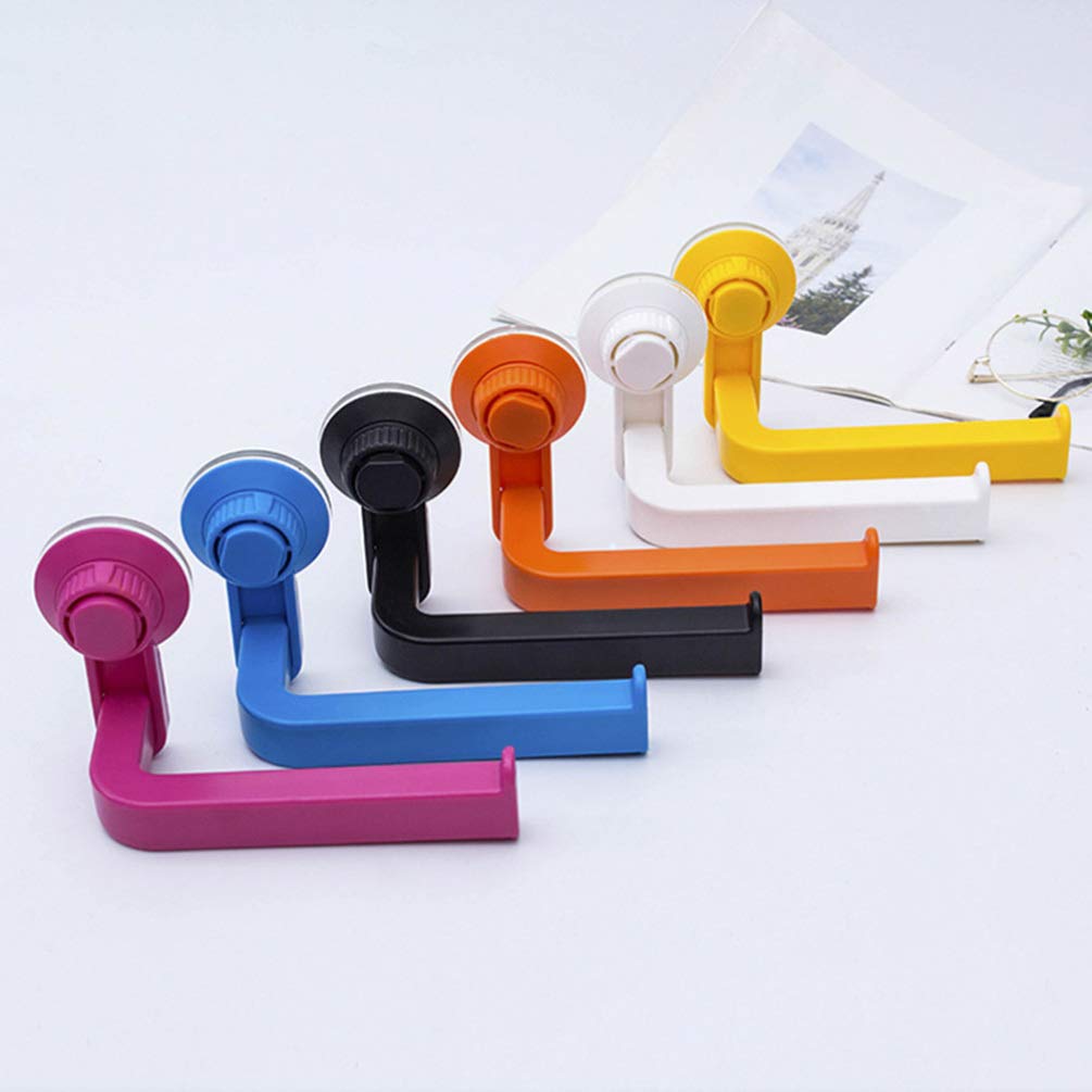 TOPBATHY 1-Pack Wall Mounted Suction Cup Toilet Paper Holder - Space-Saving Bathroom & Kitchen Paper Roll Organizer - White (Ideal for Small Spaces, RVs & Apartments)