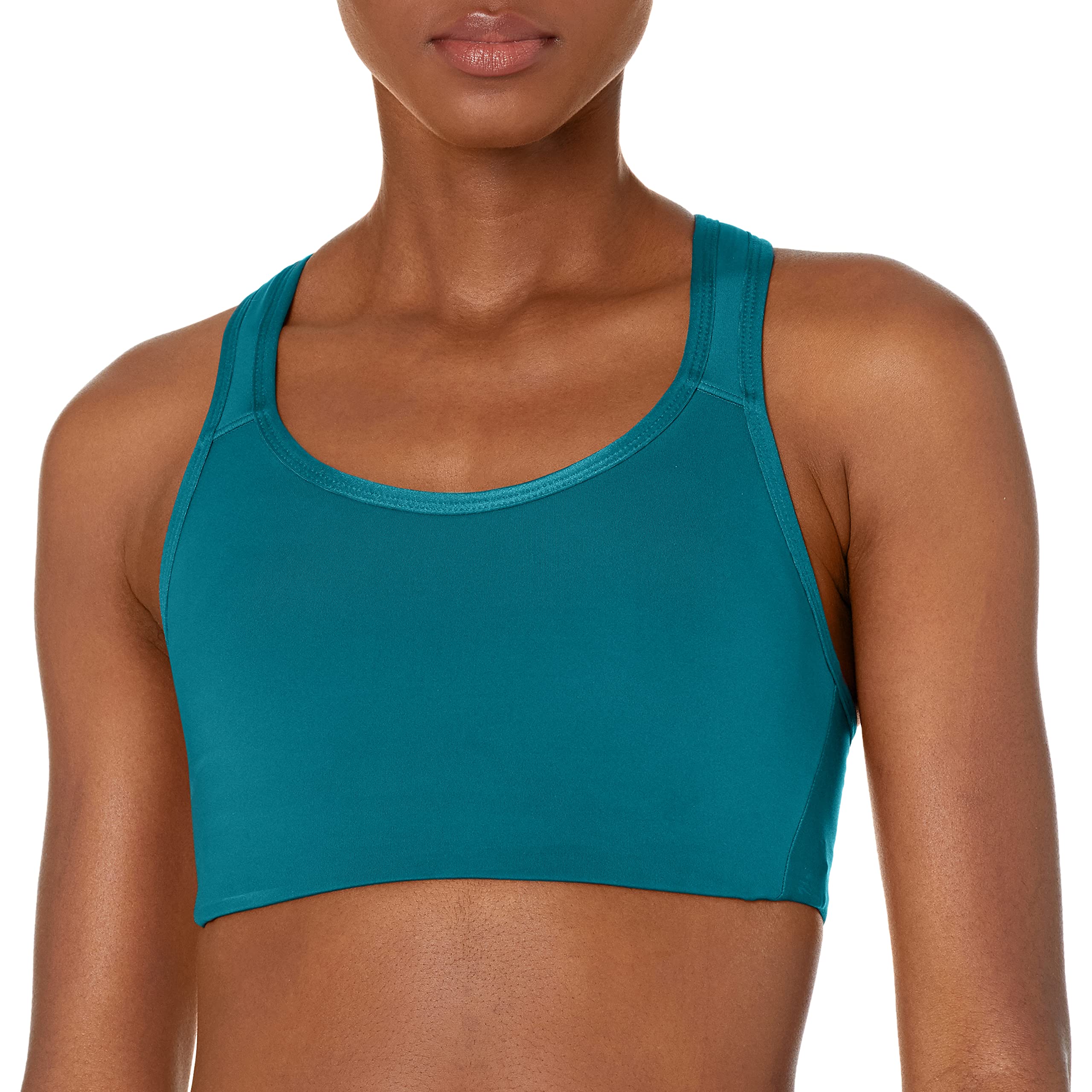 Spalding Women's Active Shine Racerback Sports Bra - Breathable Workout Top for Yoga, Running & Gym - Comfortable Support for High-Intensity Exercise