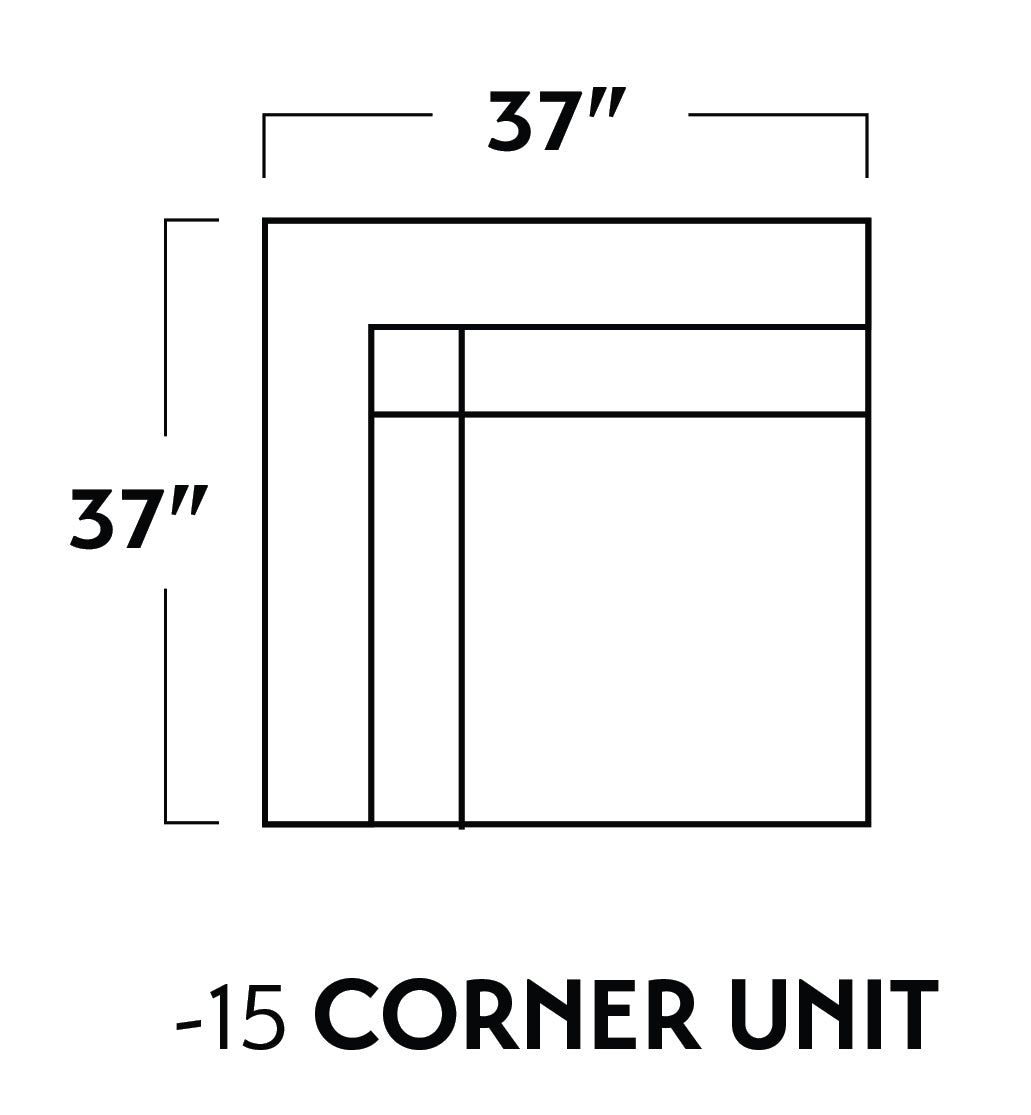 Wallace Leather Sofa Sectional - Modern Untufted Corner Unit for Living Room, Lounge & Home Theater | Premium Leather Couch for Comfort & Style