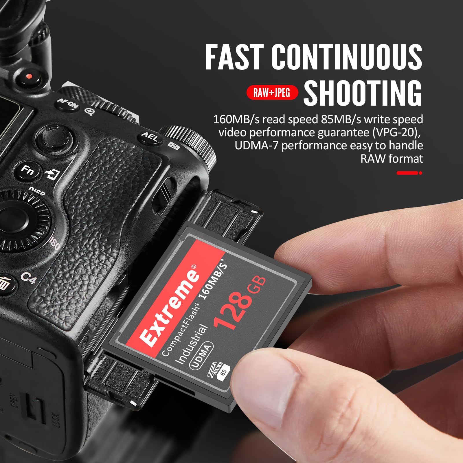 32GB CompactFlash (CF) Memory Card - High-Speed Camera Storage for DSLR, Digital Cameras & Professional Photography