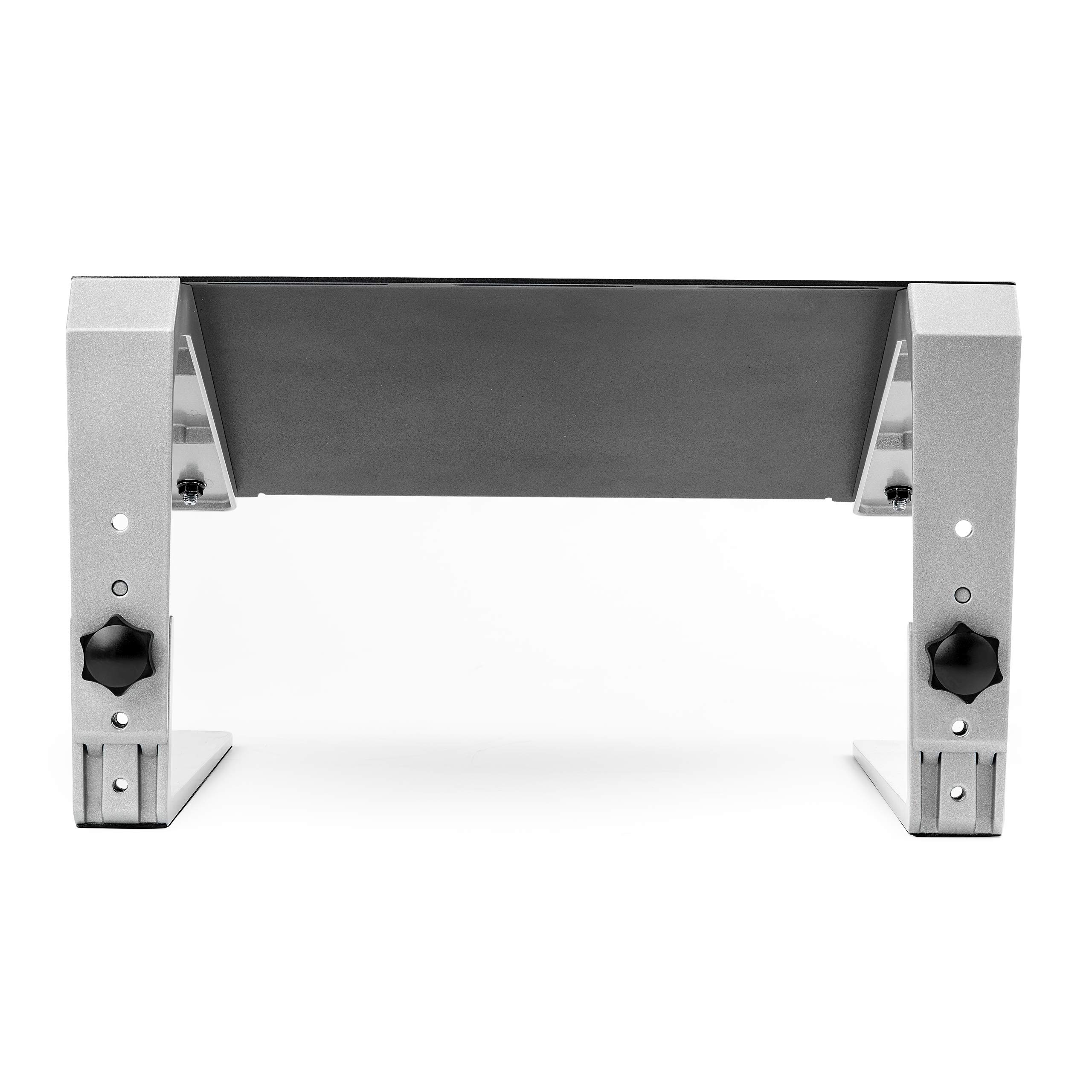 StarTech.com Adjustable Laptop Stand - Heavy Duty Steel & Aluminum Base - 3 Height Settings & Tilt Function - Ergonomic Laptop Riser for Desk (LTSTND) - Perfect for Home Office, Gaming & Workspace Setup