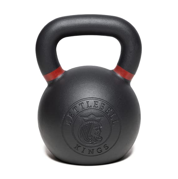Kettlebell Kings Powder Coated Kettlebell Weights 5-90 LB - Premium Gym Equipment for Strength Training | Durable Coating for Better Grip & Rust Resistance | Ideal for Home Workouts, CrossFit & Functional Fitness (Men & Women)